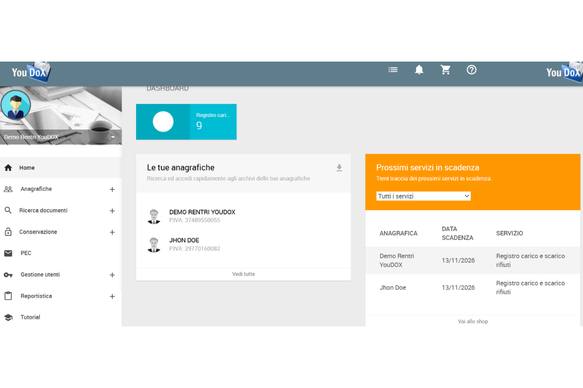 Conservazione a norma RENTRI