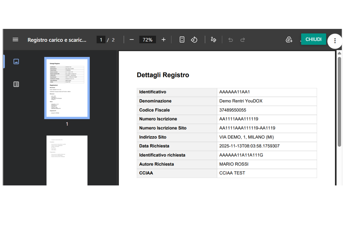 Conservazione a norma RENTRI